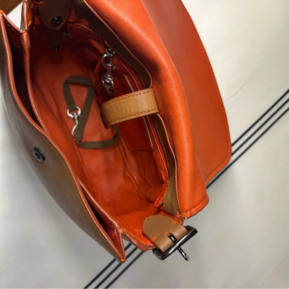 Coach 75th Anniversary Limited Edition 9170 Shoulder Bag – British Tan / Orange - Picture 10 of 16